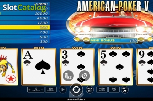 Скрин4. American Poker V слот