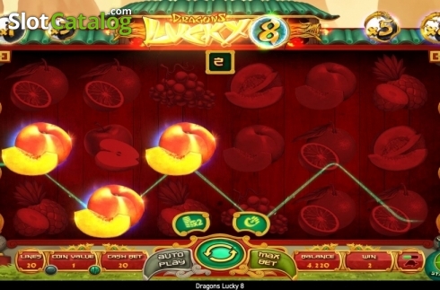 Скрин4. Dragons Lucky 8 слот