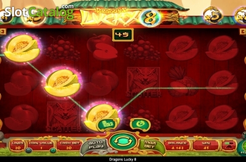 Скрин5. Dragons Lucky 8 слот