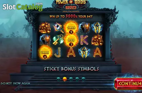 Скрин2. Power of Gods: Hades слот