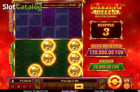Скрин7. Sizzling Bells слот