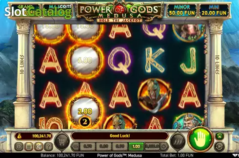 Скрин5. Power of Gods Medusa слот