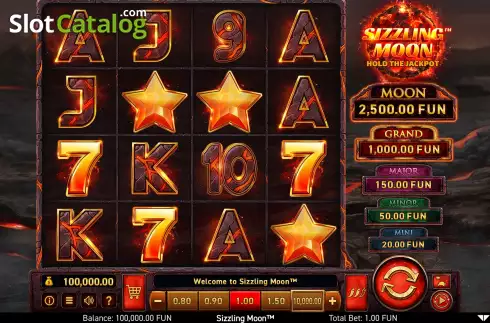 Скрин3. Sizzling Moon слот