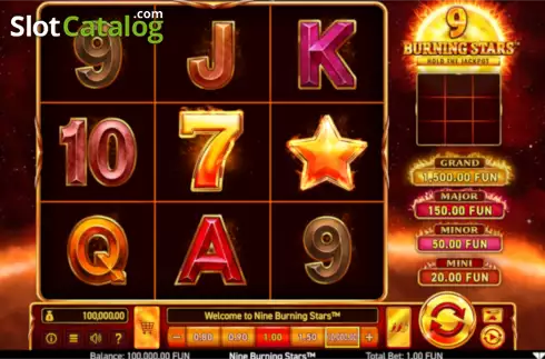 Скрин3. 9 Burning Stars слот