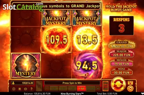 Скрин8. 9 Burning Stars слот