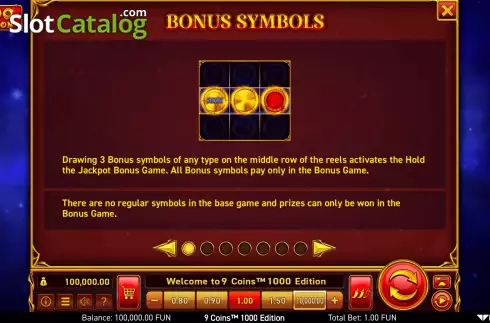 Скрин9. 9 Coins: 1000 Edition слот