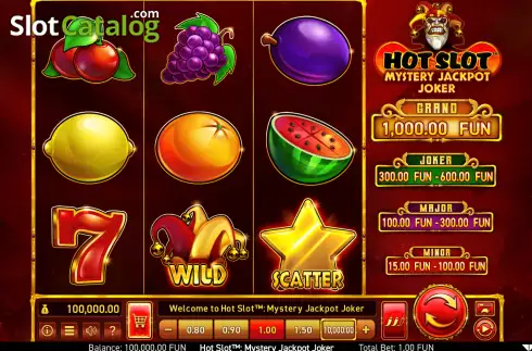 Скрин3. Hot Slot: Mystery Jackpot Joker слот