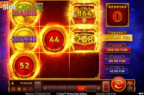 Скрин9. 9 Coins Grand Gold Edition слот