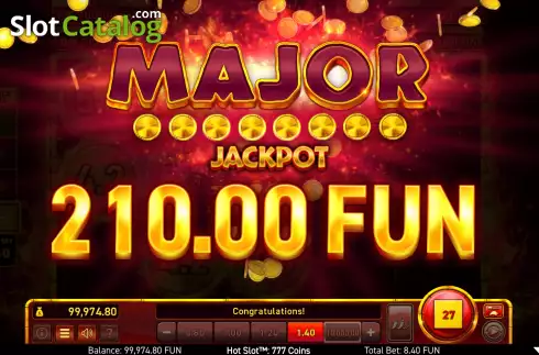 Скрин4. Hot Slot: 777 Coins слот