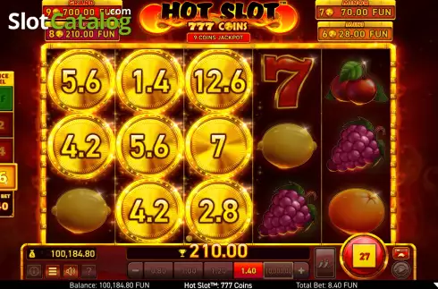 Скрин5. Hot Slot: 777 Coins слот
