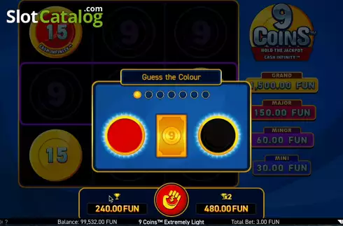 Скрин8. 9 Coins Extremely Light слот