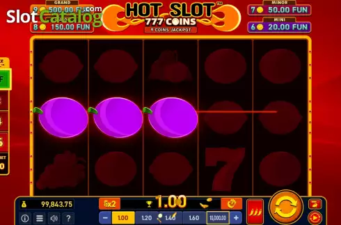 Скрин4. Hot Slot: 777 Coins Extremely Light слот