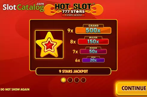 Скрин2. Hot Slot: 777 Stars Extremely Light слот