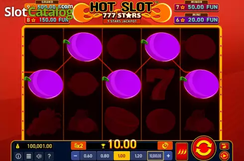 Скрин5. Hot Slot: 777 Stars Extremely Light слот