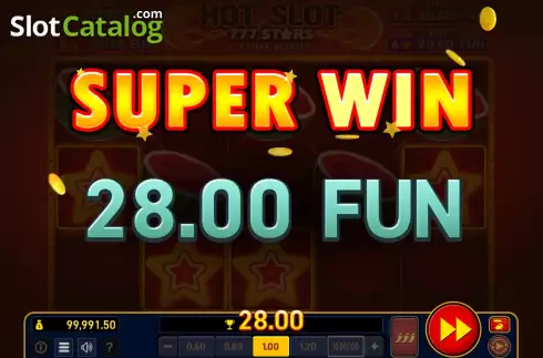 Скрин8. Hot Slot: 777 Stars Extremely Light слот