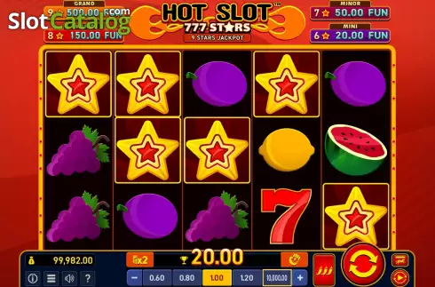Скрин9. Hot Slot: 777 Stars Extremely Light слот