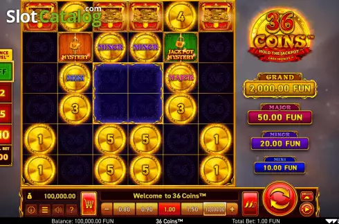 Скрин3. 36 Coins слот