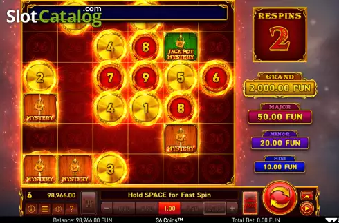 Скрин5. 36 Coins слот