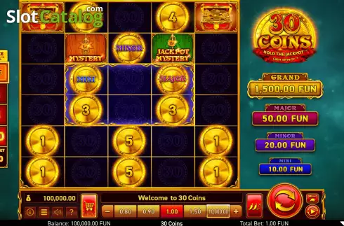 Скрин3. 30 Coins слот