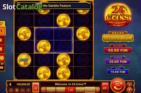 Скрин3. 24 Coins слот