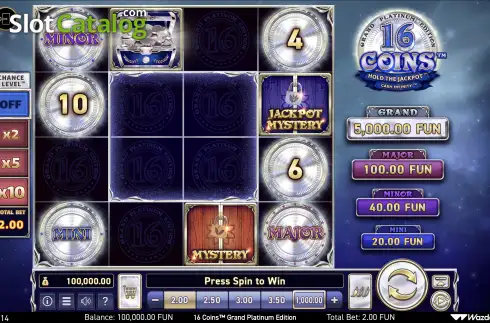 Скрин2. 16 Coins Grand Platinum Edition слот