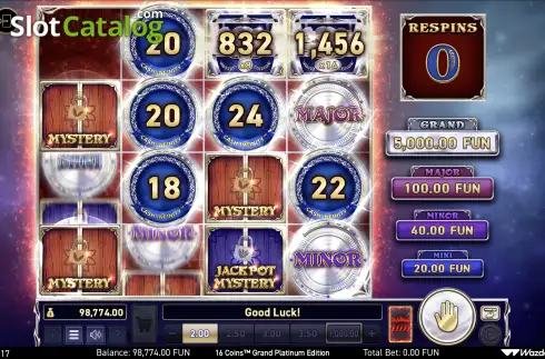 Скрин6. 16 Coins Grand Platinum Edition слот