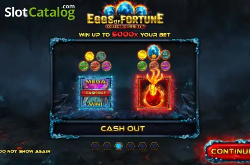 Скрин2. Eggs of Fortune слот