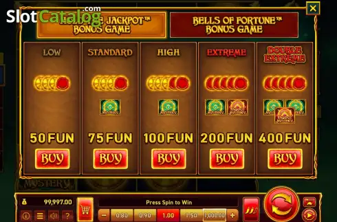 Скрин4. Bells of Fortune (Wazdan) слот