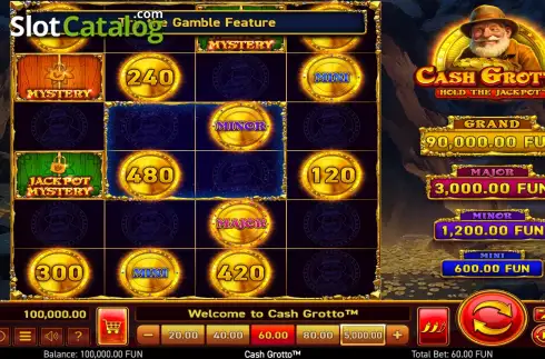Скрин2. Cash Grotto слот