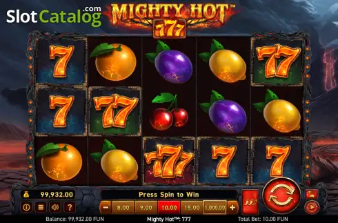 Скрин2. Mighty Hot: 777 слот