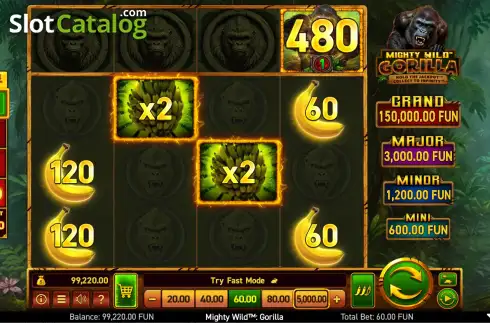 Скрин3. Mighty Wild: Gorilla слот