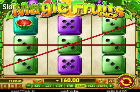 Скрин3. Magic Fruits Dice слот