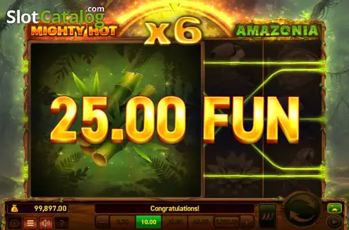 Скрин3. Mighty Hot Amazonia слот