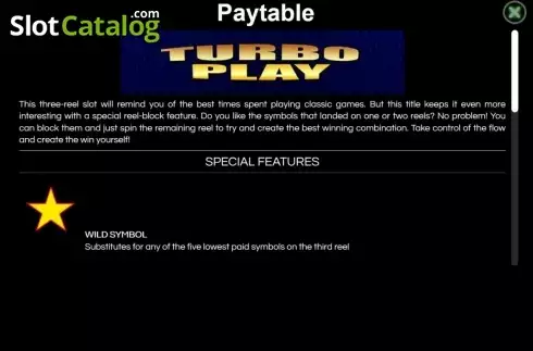 Скрин5. Turbo Play слот
