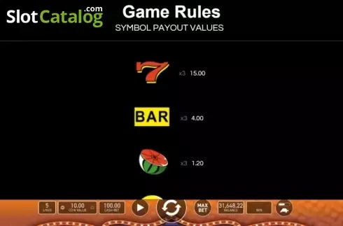 Скрин6. Vegas Hot слот