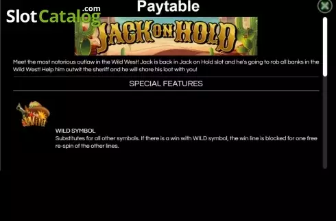Скрин5. Jack On Hold слот