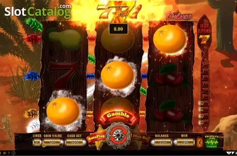 Скрин3. Hot 777 Deluxe слот