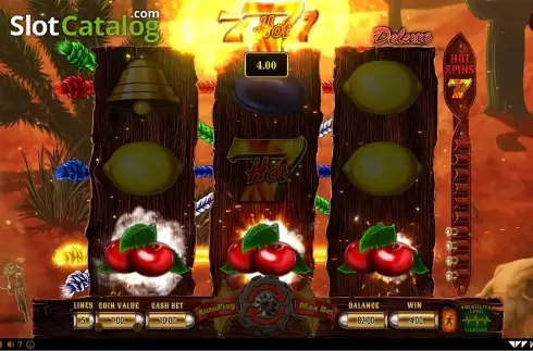 Скрин4. Hot 777 Deluxe слот