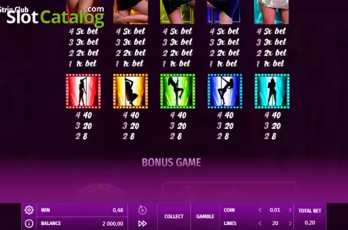 Скрин9. Strip Club слот