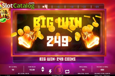 Скрин5. Mighty Fruits слот