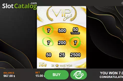 Скрин4. Vip Club (Wild Gaming) слот