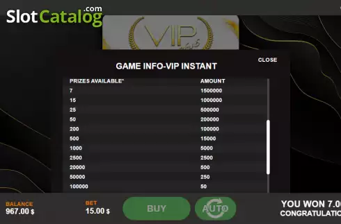 Скрин5. Vip Club (Wild Gaming) слот