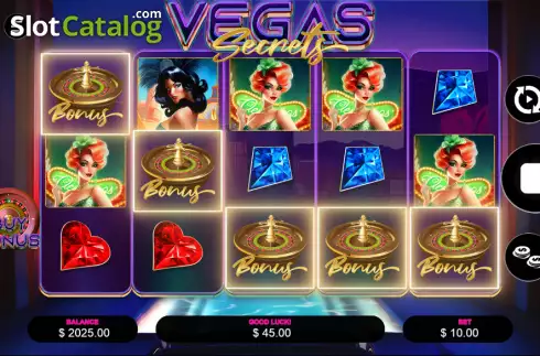 Скрин2. Vegas Secrets слот