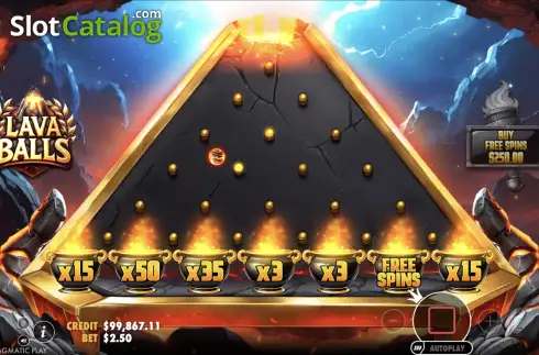 Скрин3. Lava Balls слот