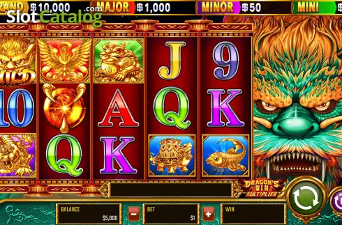 Скрин3. Dragon's Win Multiplier слот