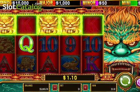 Скрин4. Dragon's Win Multiplier слот