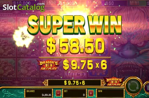 Скрин7. Dragon's Win Multiplier слот