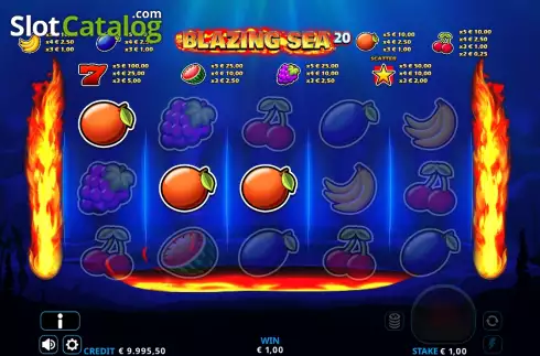 Скрин3. Blazing Sea 20 слот