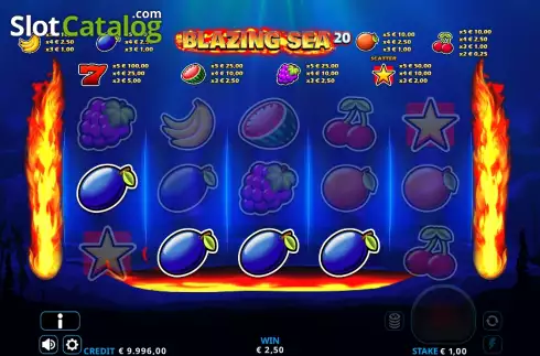 Скрин4. Blazing Sea 20 слот