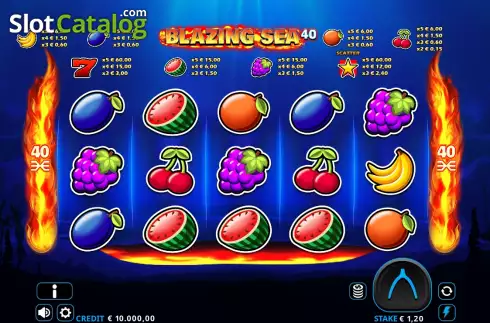 Скрин2. Blazing Sea 40 слот